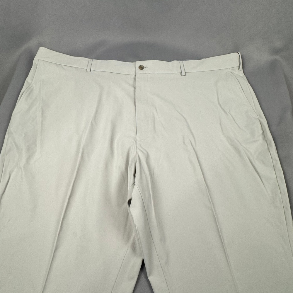 Walter Hagen Perfect‎ 11 Golf Pants Mens 52x30 Light Khaki Straight Big and Tall